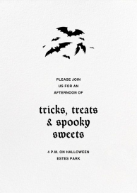 Ivory Plain - Halloween Invitation by Paperless Post
