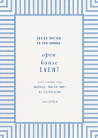 Seersucker Stripe - Open House Invitation by kate spade new york
