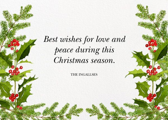 Merry Season - Business Holiday Card by Felix Doolittle