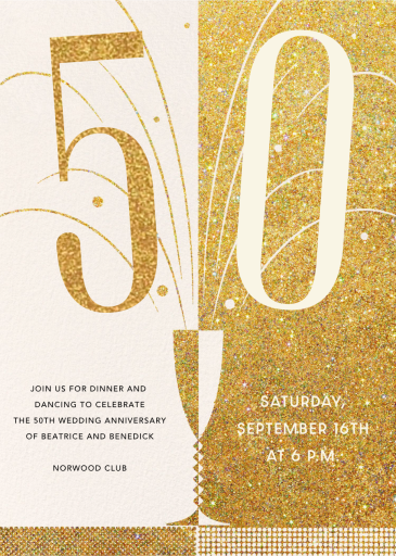 Split the Tab - Anniversary Invitation by Paperless Post