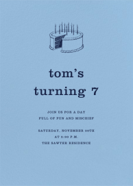 Spring Rain - Birthday Invitation by Paperless Post