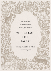 Fable Wreath - Baby Shower Invitation by Rifle Paper Co.