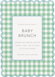 Gingham Shower by Meri Meri