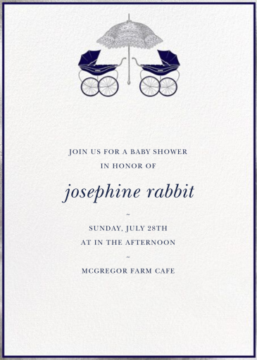 Pram - Baby Shower Invitation by Paperless Post