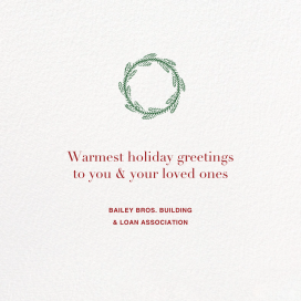 Ivory Plain - Business Holiday Card by Paperless Post