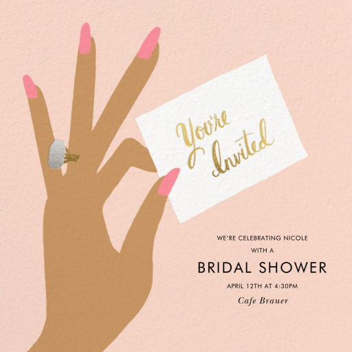 You're Invited Ring - Bridal Shower Invitation by Rifle Paper Co.