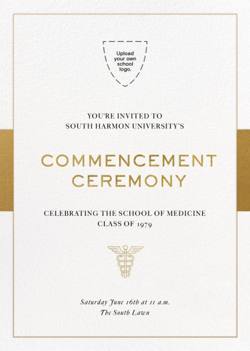 Golden Class - Corporate Reception Invitation by Paperless Post