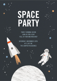 Space Case - Birthday Invitation by Meri Meri