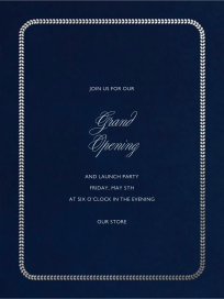 Classic Framed Navy Formal Invitation