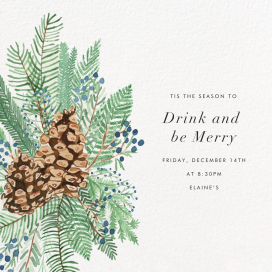 Pine Cone and Juniper by Paperless Post