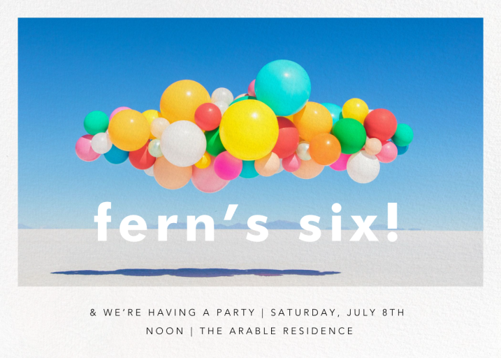 Balloon Airlift (Horizontal) by Gray Malin