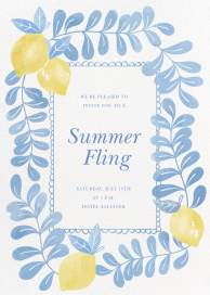 Lemon Squeezy - Garden Party Invitation by Paperless Post