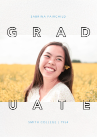 Word to the Wise - Graduation Announcement by Paperless Post