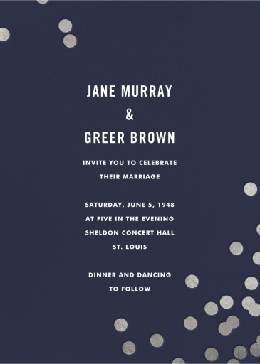 Confetti (Invitation) - Bar & Bat Mitzvah Invitation by kate spade new york