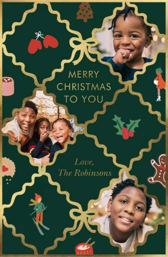 Christmas Argyle - Christmas Card by Rifle Paper Co.