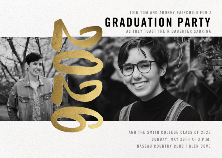 Person of the Year Multi-Photo - Graduation Party Invitation by Paperless Post
