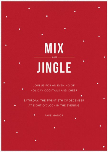 Snow Worries - Christmas Party Invitation by Sugar Paper