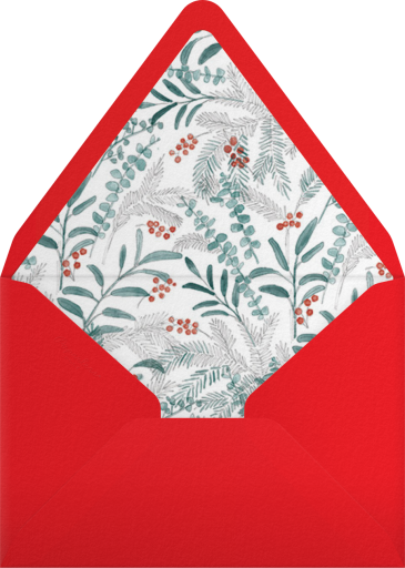 Mistletoe Signet - Paperless Post Envelope