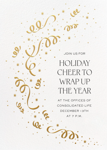 All In Curls - New Year's Eve Invitation by Paperless Post