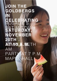 A Picture in Time - Bar & Bat Mitzvah Invitation by Paperless Post