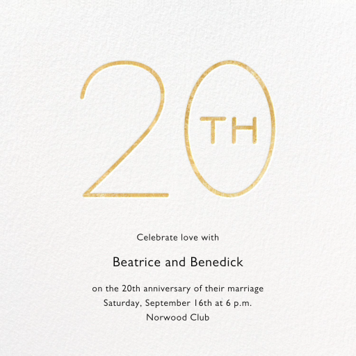 Decade - Anniversary Invitation by Paperless Post