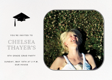 Rounded Corners - Graduation Party Invitation by Paperless Post