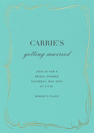 Plume Tall - Bridal Shower Invitation by Paperless Post