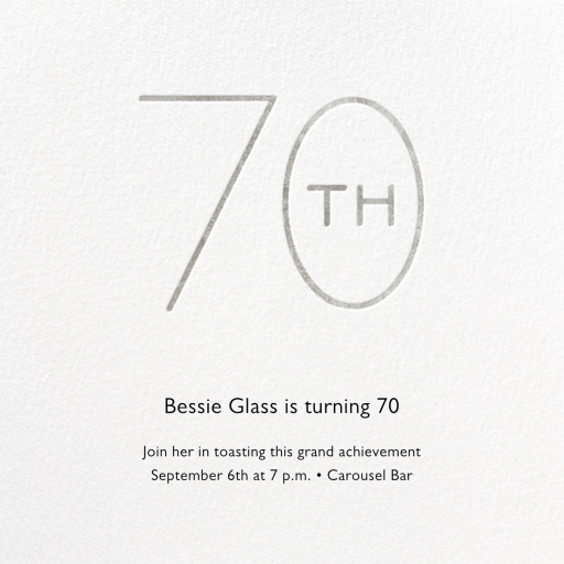 Decade - Birthday Invitation by Paperless Post