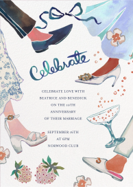 Watercolor Dancing Shoes by Happy Menocal