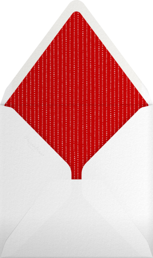 Peppermints on Ivory - Paperless Post Envelope