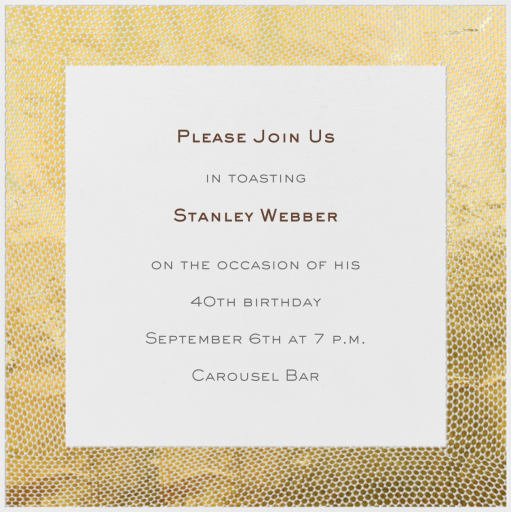 Snakeskin - Get-Together Invitation by Paperless Post
