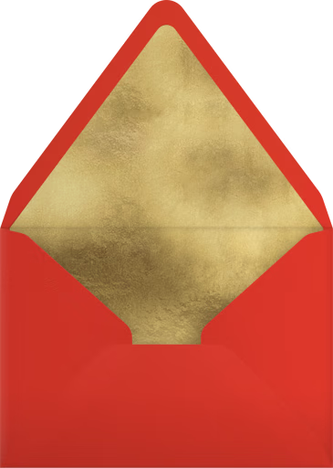Golden Fireworks (Lesley Barnes) - Red Cap Cards Envelope