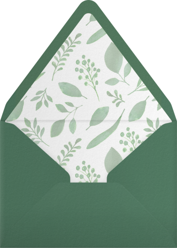 Bridal Sprigs - Paperless Post Envelope