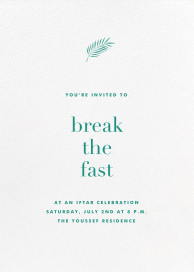 Ivory Plain - Ramadan & Eid Invitation by Paperless Post