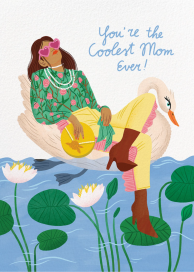 Swan of a Kind (Bodil Jane) - Mother's Day Card by Red Cap Cards