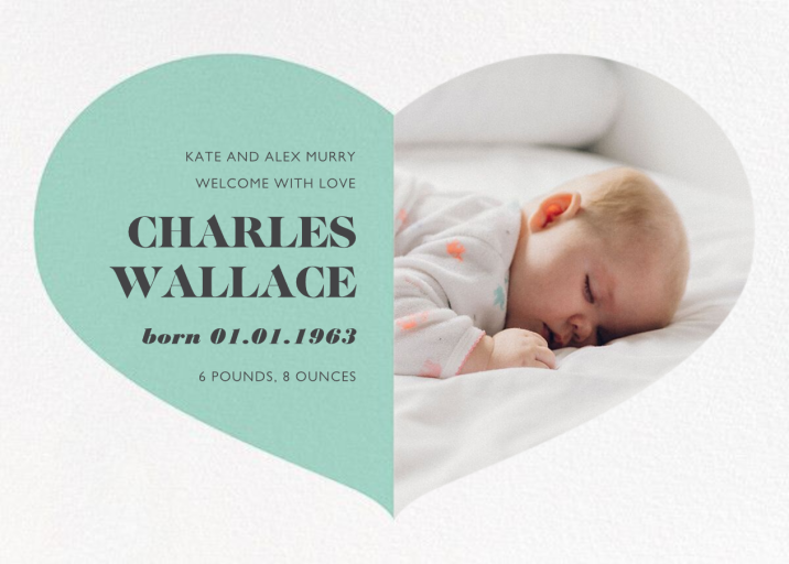 Love Saves The Date - Birth Announcement by Paperless Post