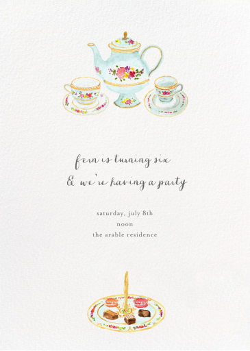 Petits Fours Secs - Invitation by Paperless Post