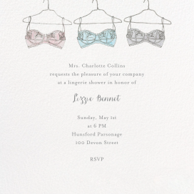 Lingerie Shower by Paperless Post