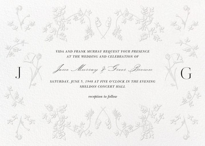 Garden Veil by  Monique Lhuillier