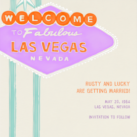 Vegas Welcome by Paperless Post