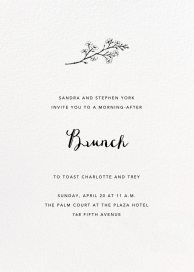 Ivory Plain - Brunch Invitation by Paperless Post