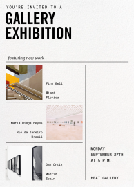Modern Mood - Art Exhibition Invitation by Paperless Post