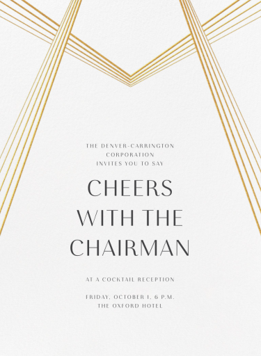 Thea - Corporate Reception Invitation by Paperless Post