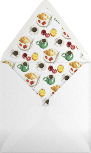 Breakfast in Bed - Paperless Post Envelope