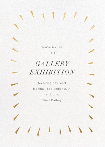 Éclat - Art Exhibition Invitation by Paperless Post