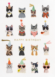 Cool Cats - Greeting Card by Rifle Paper Co.