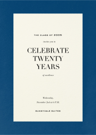 A La Mode - Class Reunion Invitation by Paperless Post