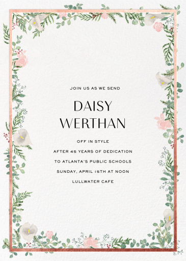 Lautaret (Invitation) - Celebration Invitation by Paperless Post