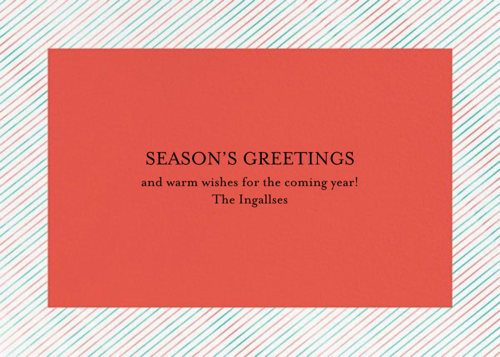 What A Picture - Holiday Card by Mr. Boddington's Studio - Back