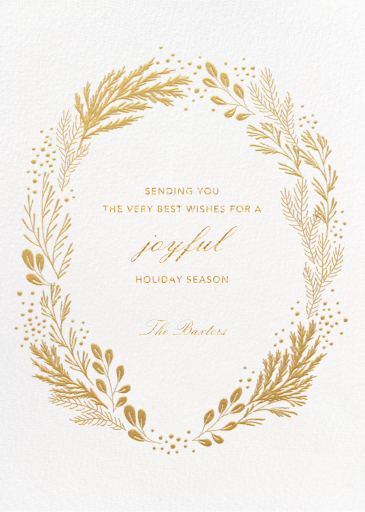 Winter Garden I - Holiday Card by Paperless Post